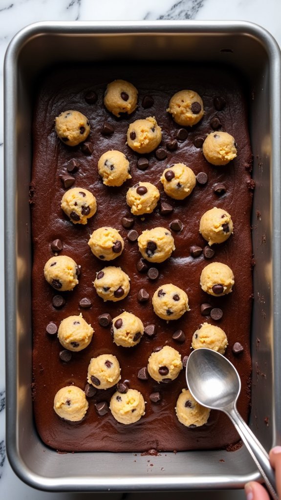 add cookie dough layer