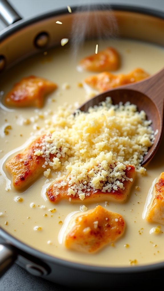 Creamy Chicken and Zoodle Spaghetti