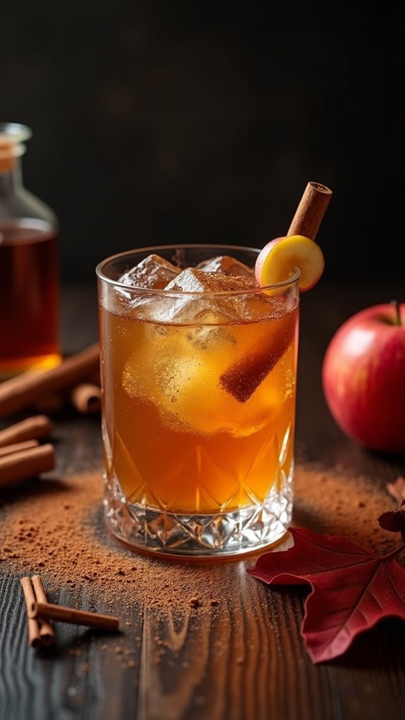 apple cider bourbon mix