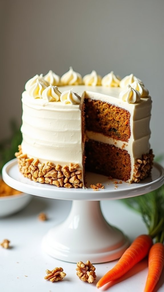 carrot cake for dessert