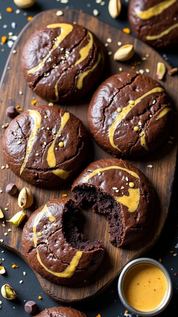 chocolate tahini cookie recipe