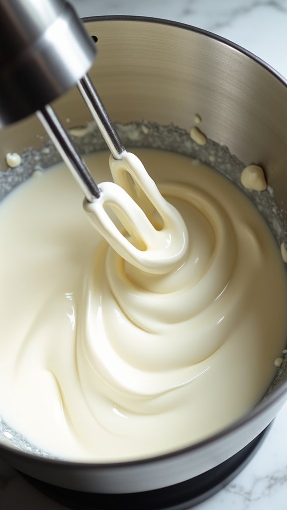 cream cheese mixture smooth