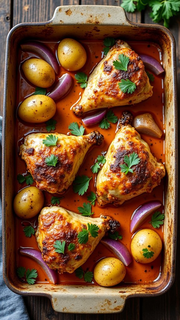 creamy chicken curry bake