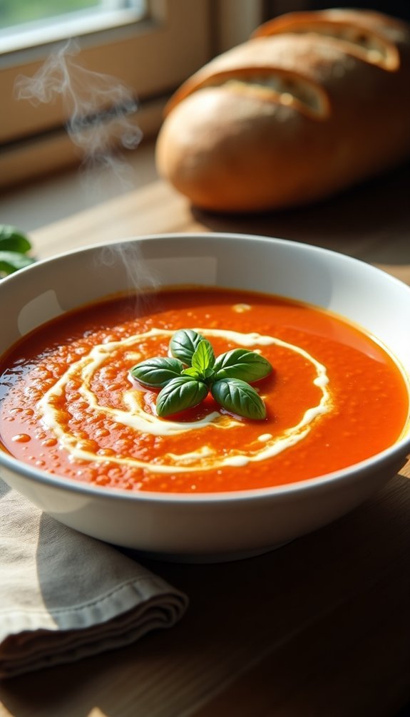 creamy tomato basil delight