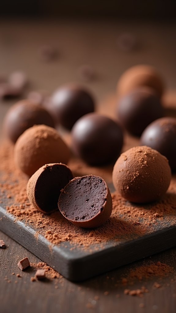 decadent chocolate confection treats