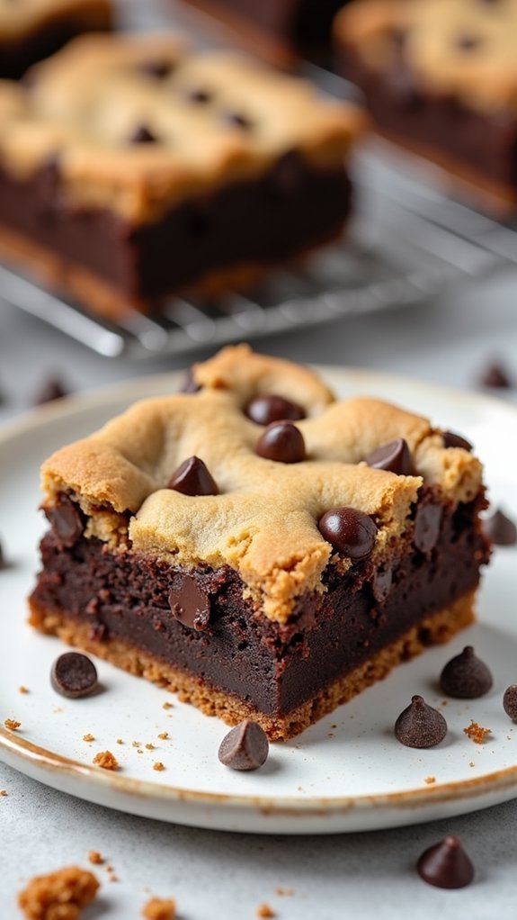 decadent cookie brownie fusion