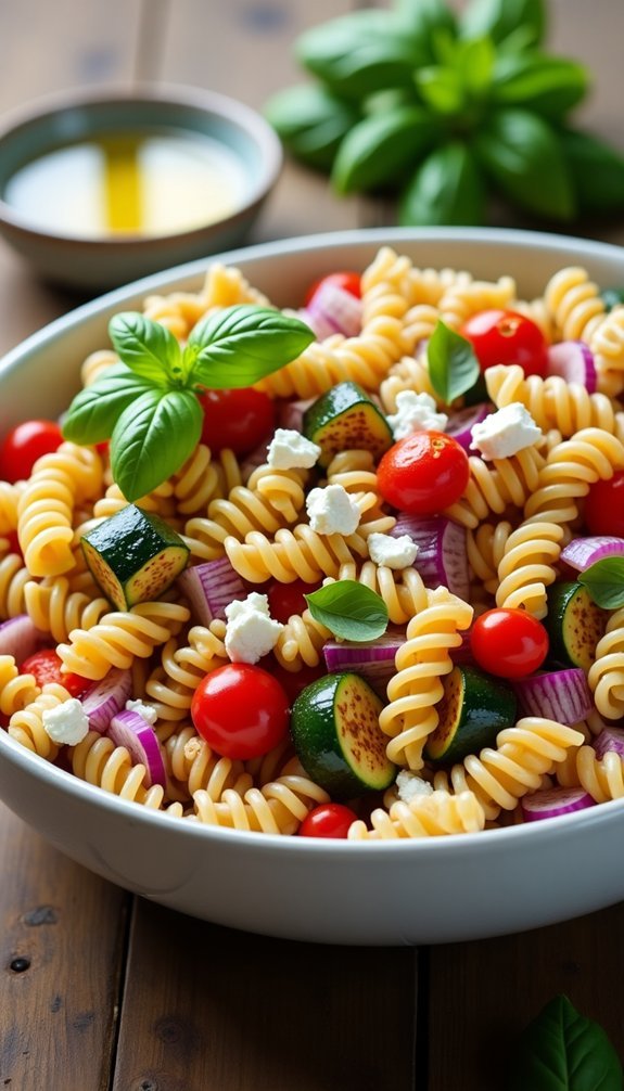 delicious roasted vegetable pasta