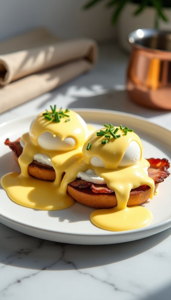 eggs benedict with flavor