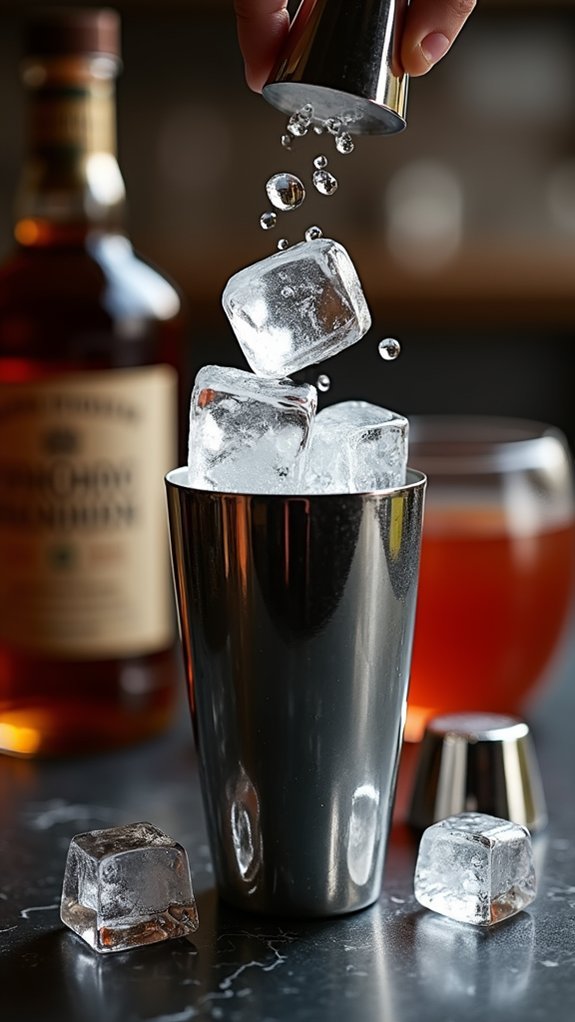 fill shaker with ice