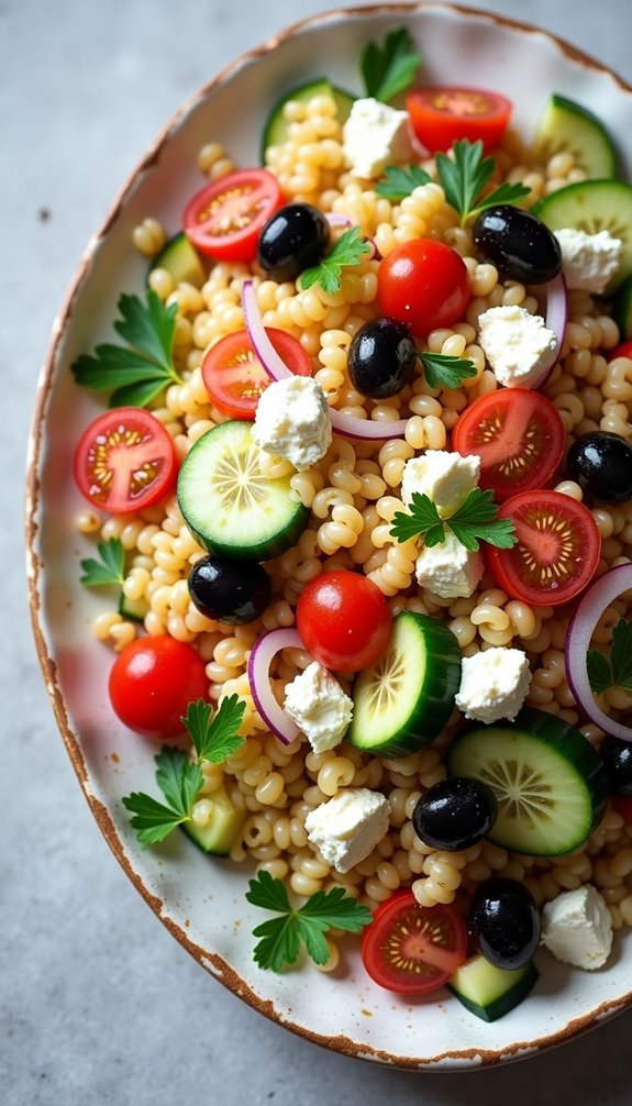 fresh and vibrant salad