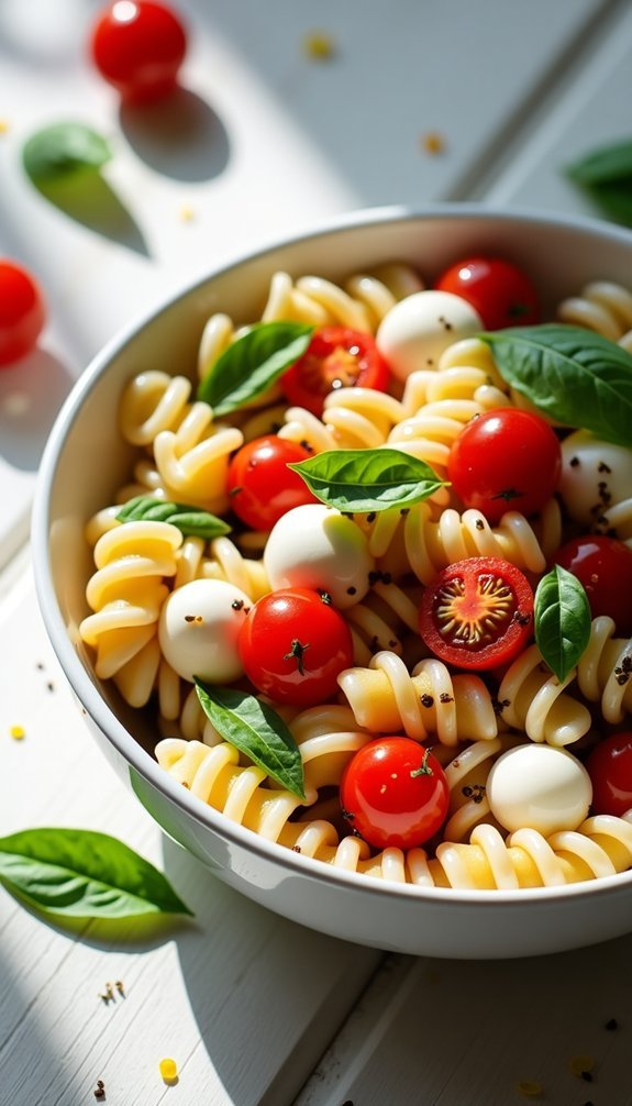 fresh tomato basil pasta