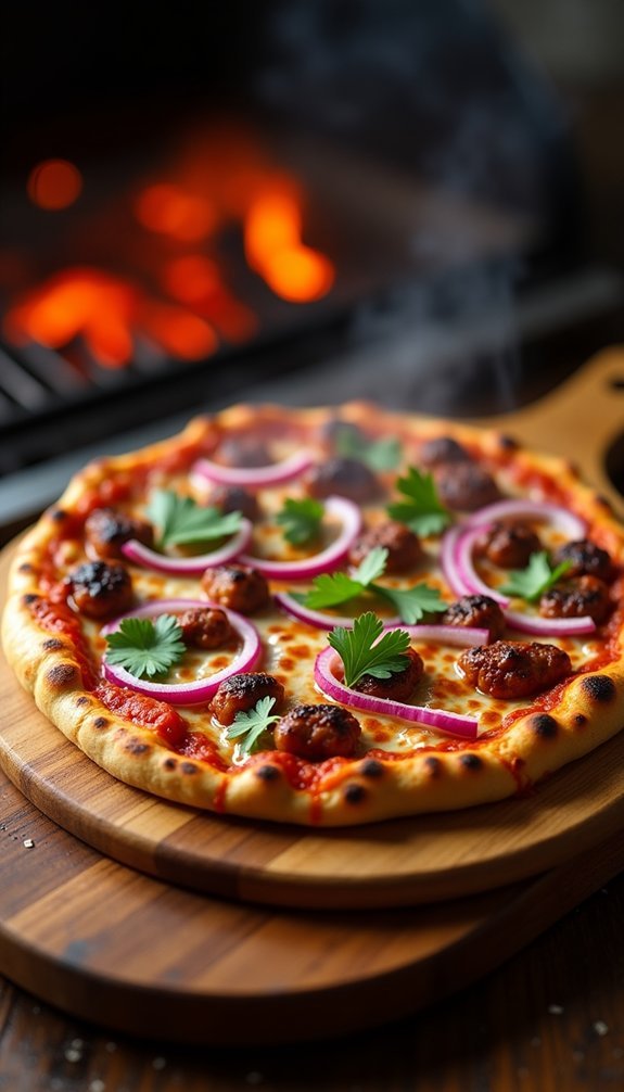 grilled bbq chicken pizza