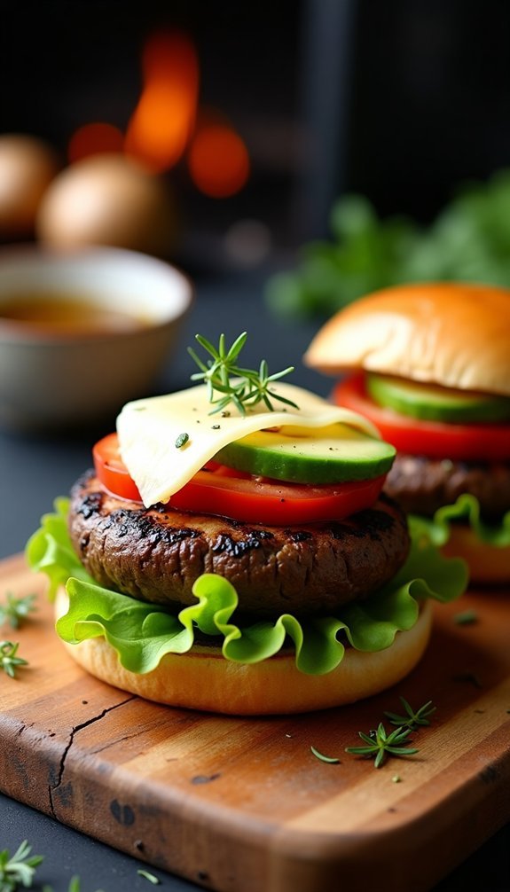 grilled mushroom burger recipe
