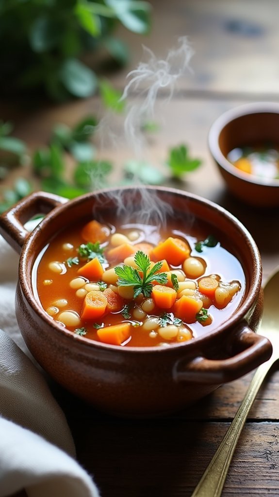 hearty vegetarian bean soup