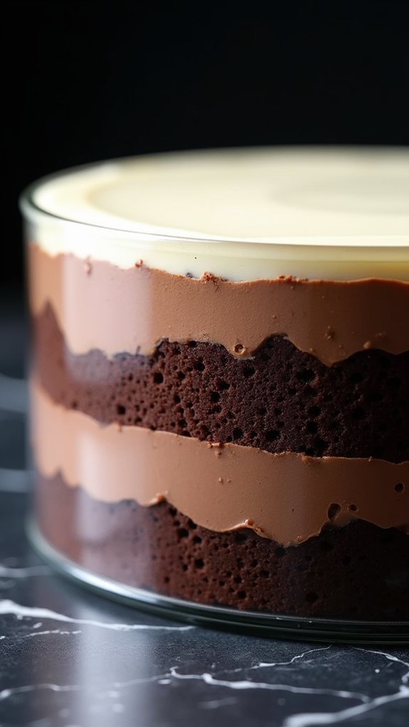 Triple Chocolate Mousse Cake