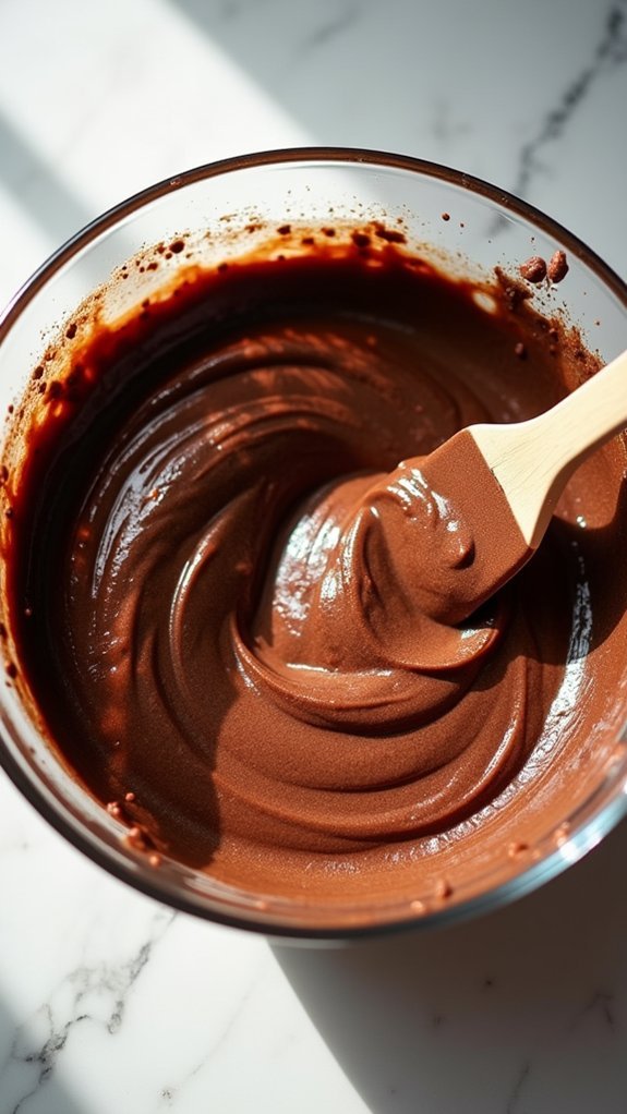 mix dry and wet ingredients