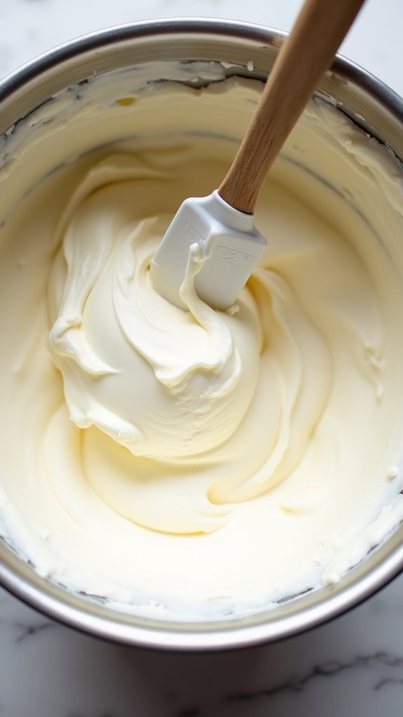 mixing mascarpone for smoothness