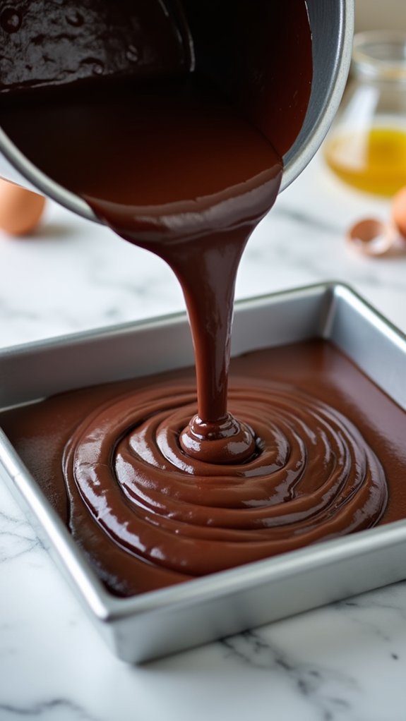 prepare brownie layer first