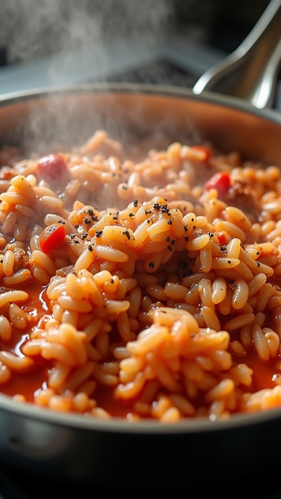 prepare rice and sauce