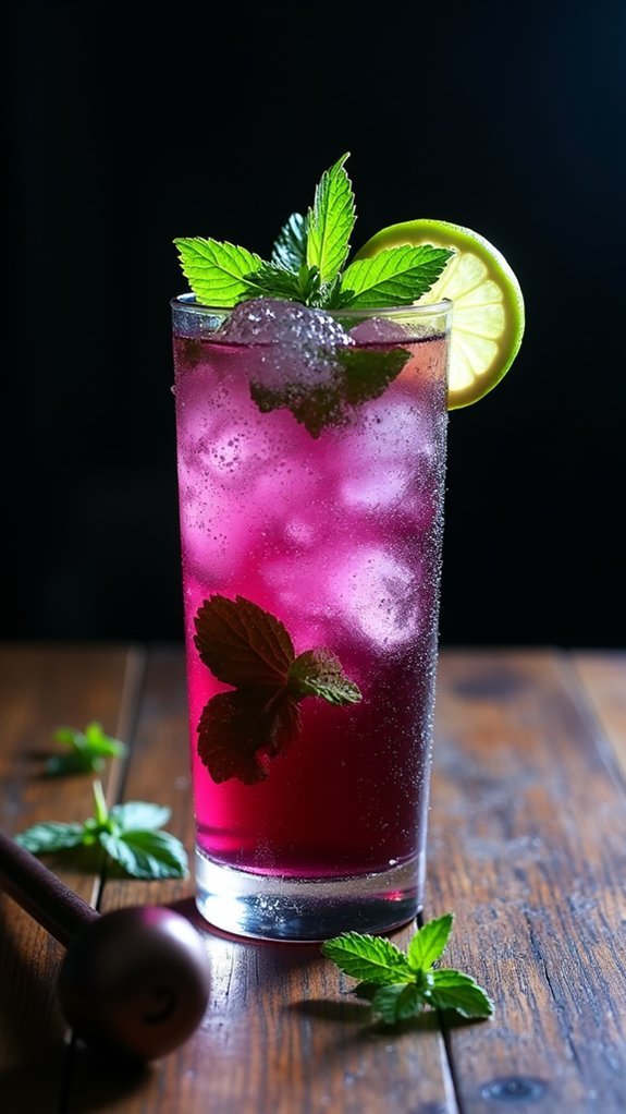 refreshing blackcurrant cocktail recipe
