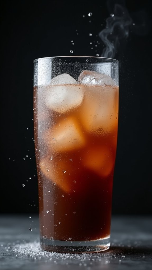 shake ice vigorously