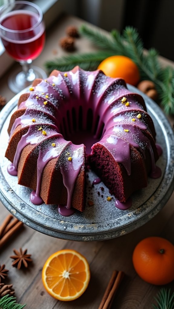 spiced wine infused cake recipe
