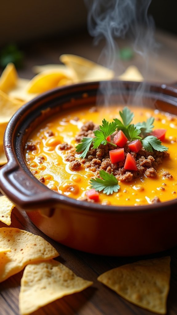 spicy cowboy style cheese dip