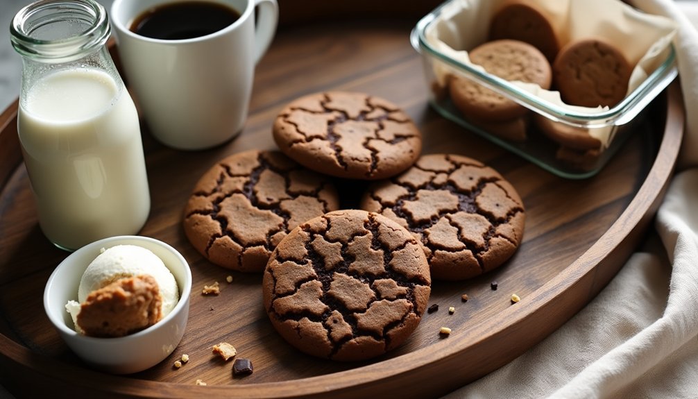 Miso Caramel Chocolate Cookies