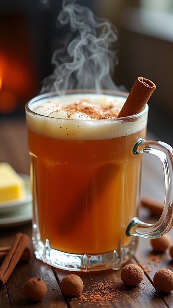 warm spiced rum beverage