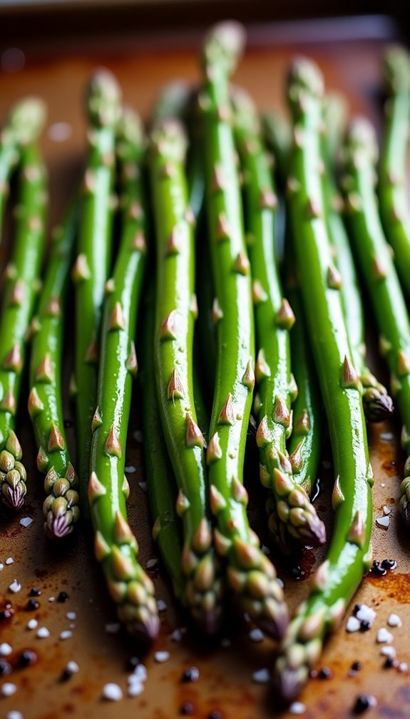 asparagus roasted in oven