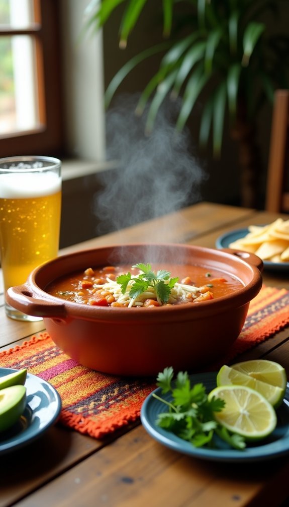 Traditional Mexican Tortilla Soup