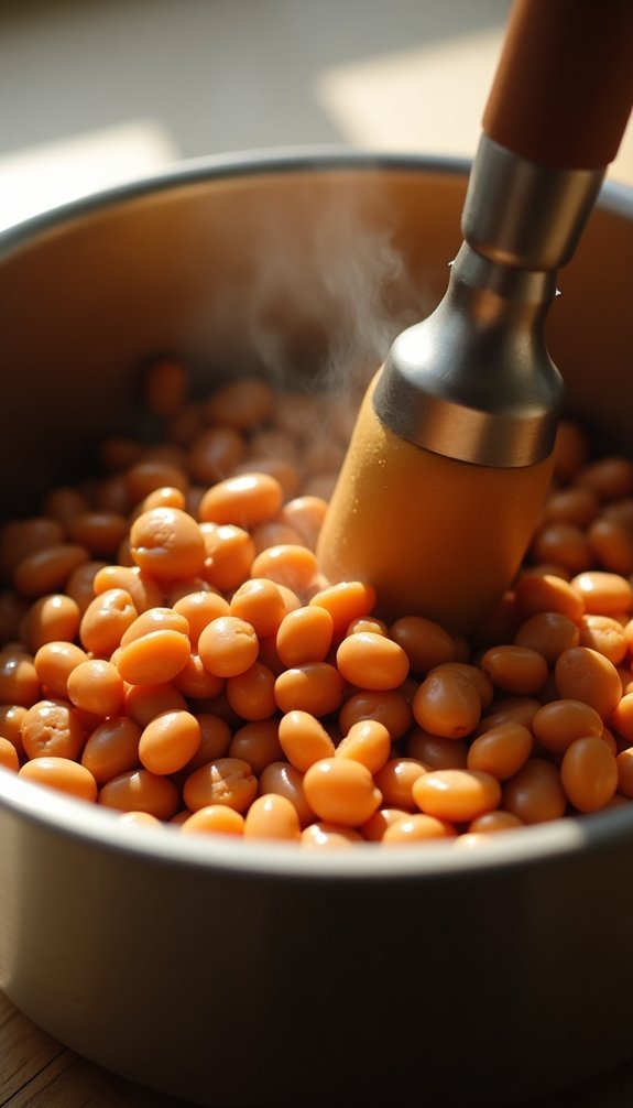 prepare bean filling mixture