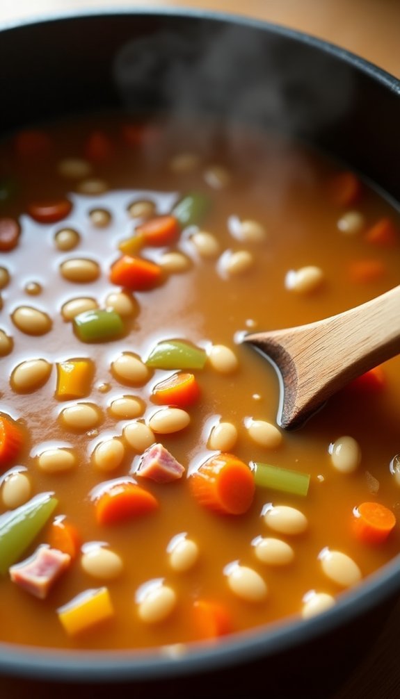 simmer and stir regularly